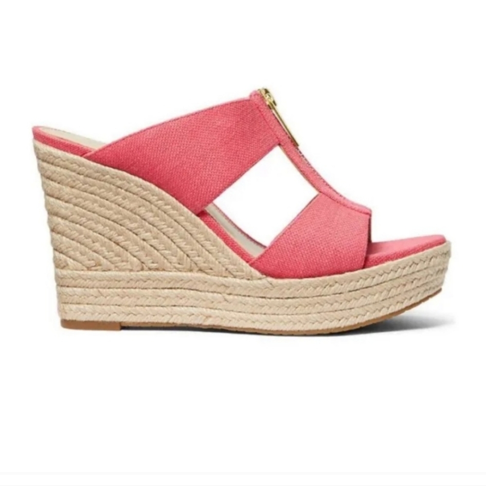 MICHAEL KORS bradley mule 7.5 NIB GERANIUM